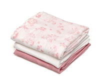 MUSELINA 70X70CMS BAMBÚ ROSA 3U