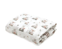 MUSELINA 120X120CMS BAMBÚ GRIS