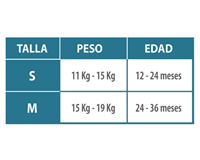 CHALECO NEOPRENO AZUL 12-24MESES 11-15 KG