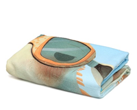 TOALLA 150X75CMS 230GRS MICROFIBRA AZUL