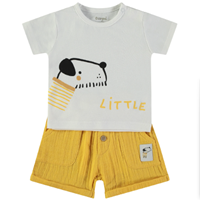 CONJ 2 PZAS PERRITO AMARILLO 24M