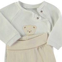 CONJ 2 PZAS OSITO BEIG 1M