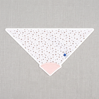 Babero Bandana con mordedor Savanna Pattern Rosa