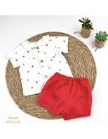 CONJUNTO BEBE NIÑO ALMA COHETES 18 MESES