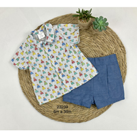 CONJUNTO 2 PZAS COCHES 18 MESES