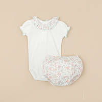 CONJ BODY + RANITA NIÑA DULZURA 3M VERDE