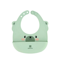 Babero de silicona Menta