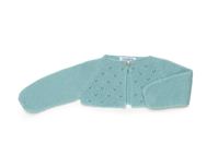 CHAQUETA CORTA CALADA 1M VERDE AGUA