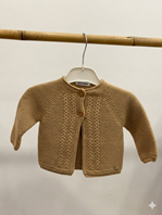CHAQUETA RECOGIDAS TOSTADO 12M