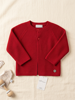 CHAQUETA LARGA ROJA 12M