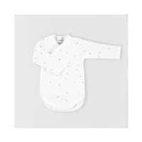 BODY MANGA LARGA CRUZ LUA ESTRELLAS ROSA 9M