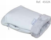 GUANTES MD 2 POLIPIEL-PELO CELESTE EMPOLVADO