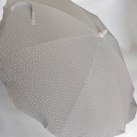 SOMBRILLA 1034 AYLA POPELIN Y PLUMETI GRIS