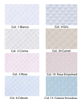 SOMBRILLA PIQUE GRUESO VOLANTE ROSA EMPOLVADO