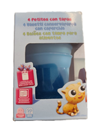 4 POTITOS CON TAPA TOMMEE TIPPEE