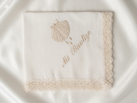 PAÑUELO BAUTIZO CONCHA PEQUEÑA