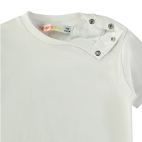 CAMISETA BASICA BLANCA 9M