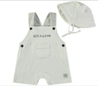 PETO CON GORRO BLANCO 6M