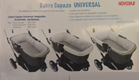 CUBRE CAPAZO UNIVERSAL CASCAIS MD 1101 CELESTE EMPOLVADO