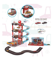 PARKING 3 PLANTAS CON CIRCUITO 2 COCHES Y HELICOPTERO 14 PIEZAS