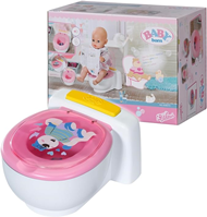 ORINAL BABY BORN BAÑO POO POO CON SONIDO Y PURPURINA 43CM