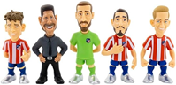 Pack Minix con 5 figuras Atletico De Madrid 7 cm 