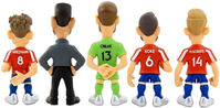 Pack Minix con 5 figuras Atletico De Madrid 7 cm 