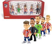 Pack Minix con 5 figuras Atletico De Madrid 7 cm 