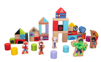Construccion madera Spidey Amazing Friends & Friends