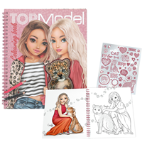 TOPModel libro para colorear LEO HEART