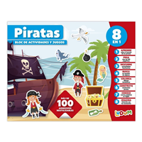 LUDUM BLOC 8 EN 1 PIRATAS