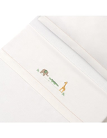 TRIPTICO CUNA SAVANNA BORDADO Y BROCHE