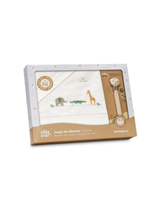 TRIPTICO CUNA SAVANNA BORDADO Y BROCHE