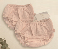 Cubrepañales de bebé colección EIRA ROSA PALO 9M