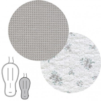 COLCHONETA SILLA UNI.REV.OVAL MINI PIO GRIS 43x88x1 CM
