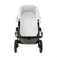 FUNDA GARNITURA CAPAZO CREMALL. REV. CANDELA CRUDO 35x75x35 CM