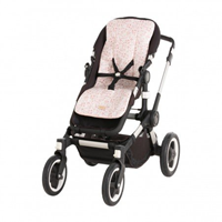 COLCHONETA SILLA UNI.REV.RECTA LINEN ROSA 30x80x1 CM