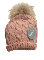 Gorro pompón pelo con ochos MAQUILLAJE 18/24M 