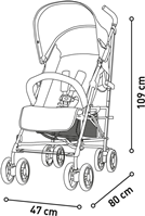 SILLA DE PASEO TROTTER PLUS NEGRA