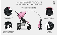 SILLA DE PASEO CÁDIZ NEGRO 15kg