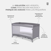 CUNA DE VIAJE CRETA GRIS