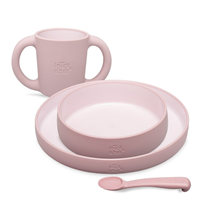 VAJILLA DE APRENDIZAJE ROSA MAQUILLAJE