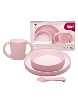VAJILLA DE APRENDIZAJE ROSA MAQUILLAJE