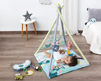 MANTITA TEEPEE DE ACTIVIDADES PEREZOSO