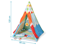 MANTITA TEEPEE DE ACTIVIDADES DEL CIRCO MUSICAL