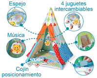 MANTITA TEEPEE DE ACTIVIDADES DEL CIRCO MUSICAL