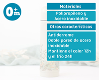 TERMO PARA LÍQUIDOS 500ML BEIGE