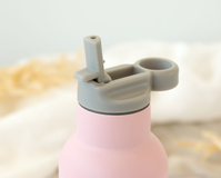 BOTELLA ROSA DE ACERO INOXIDABLE 350ML