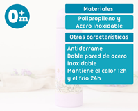 TERMO PARA LÍQUIDOS 500ML LAVANDA