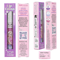 TopModel Brillo de labios con tapa con purpurina BEAUTY and ME